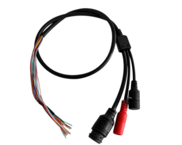 RJ45+電源+撥碼開關防水網絡線